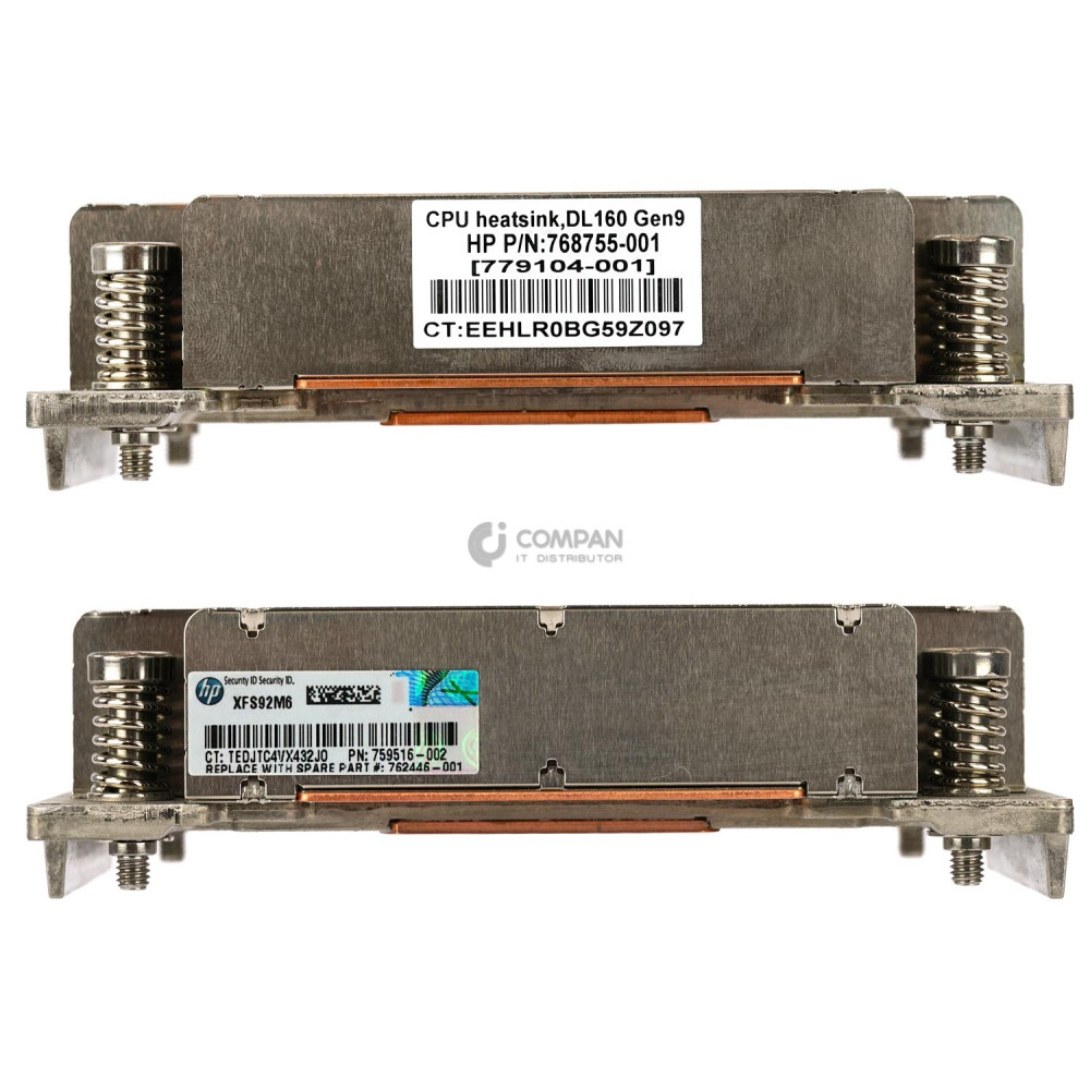 779104-001 HP HEATSINK FOR DL160 G9 768755-001